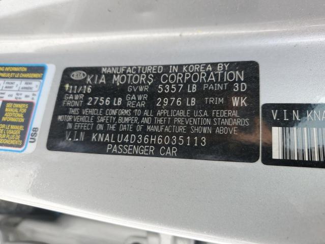 2017 KIA K900 KNALU4D36H6035113