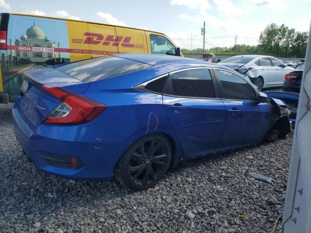 Vin: 19xfc2f85me002625, lot: 55048435, honda civic sport 20213