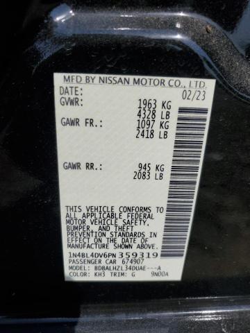 2023 NISSAN ALTIMA SV - 1N4BL4DV6PN359319