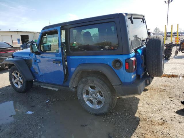 JEEP WRANGLER S 2021 blue  gas 1C4GJXAN1MW715354 photo #3
