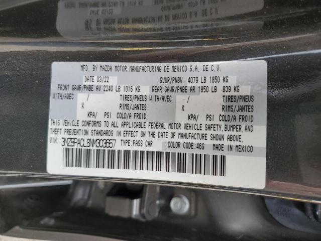 2022 MAZDA 3 - 3MZBPACL8NM303657