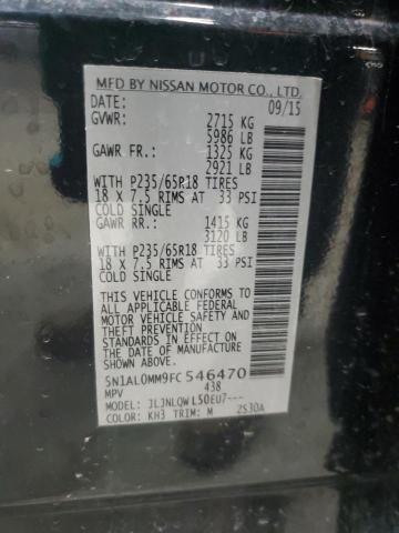 2015 INFINITI QX60 - 5N1AL0MM9FC546470