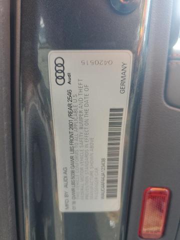 2018 AUDI S4 PRESTIG WAUC4AF44JA123438