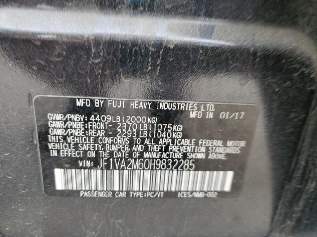 2017 SUBARU WRX STI JF1VA2M60H9832285