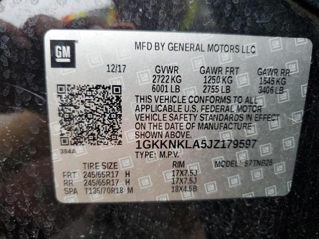 2018 GMC ACADIA SLE - 1GKKNKLA5JZ179597