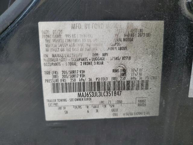2020 FORD ECOSPORT S - MAJ6S3JL3LC351847