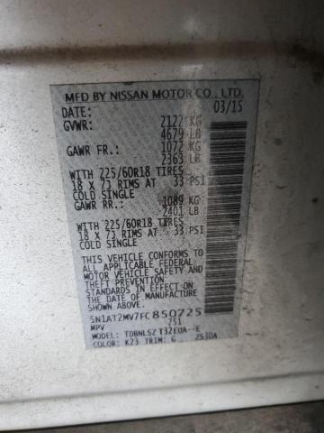 2015 NISSAN ROGUE S - 5N1AT2MV7FC850725