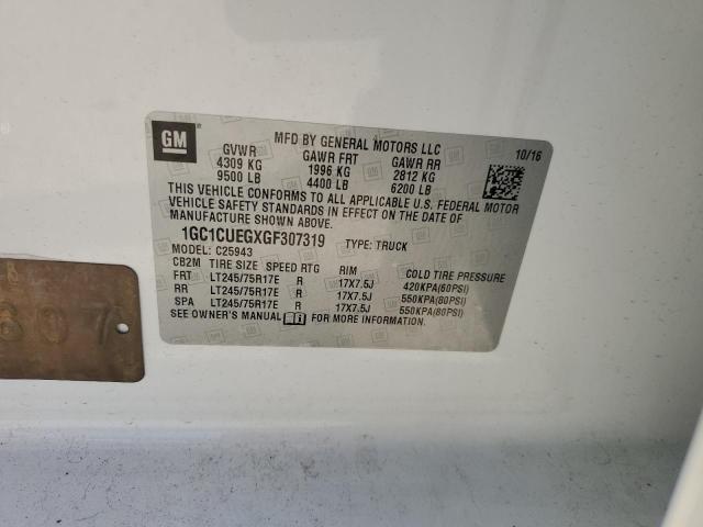 2016 CHEVROLET SILVERADO - 1GC1CUEGXGF307319