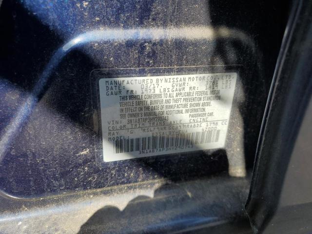 2017 NISSAN SENTRA S - 3N1AB7AP3HY290743