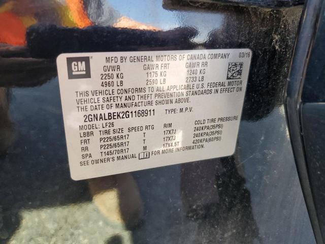 2016 CHEVROLET EQUINOX LS 2GNALBEK2G1168911