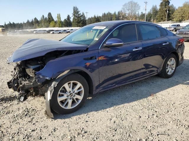 KIA OPTIMA LX 2018 blue  gas 5XXGT4L32JG235146 photo #1