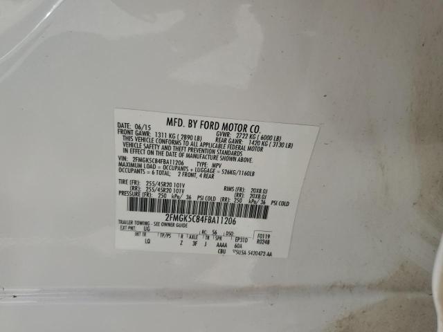 2015 FORD FLEX SEL - 2FMGK5C84FBA11206