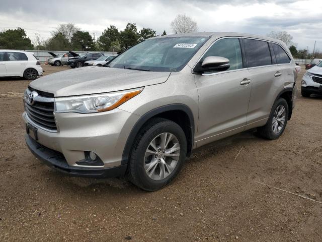 Vin: 5tdbkrfh1fs183662, lot: 54183345, toyota highlander le 2015 img_1