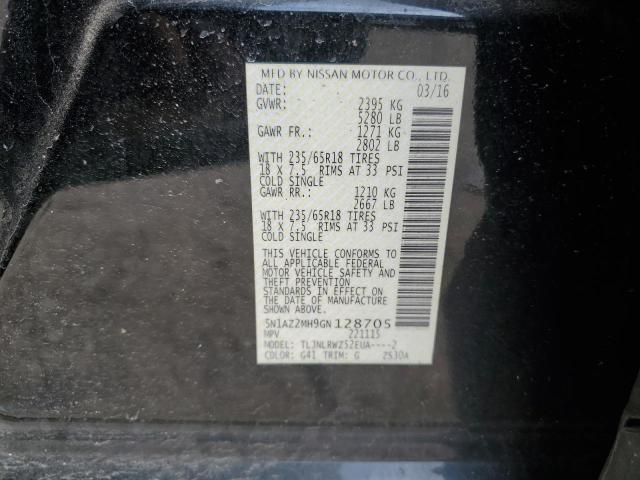 2016 NISSAN MURANO S - 5N1AZ2MH9GN128705