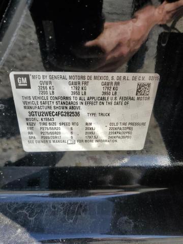 2015 GMC SIERRA K15 3GTU2WEC4FG282536