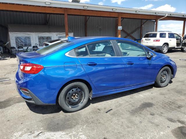 CHEVROLET CRUZE LT 2017 blue sedan 4d gas 1G1BE5SM8H7103735 photo #4