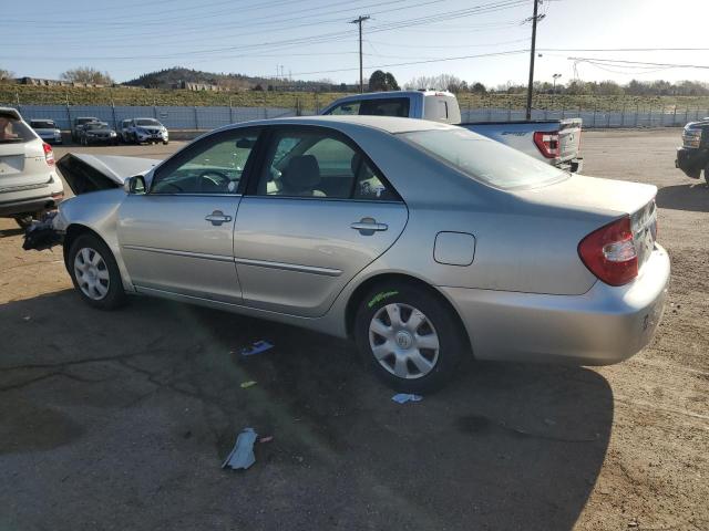TOYOTA CAMRY LE 2002 silver sedan 4d gas JTDBE30K620031656 photo #3