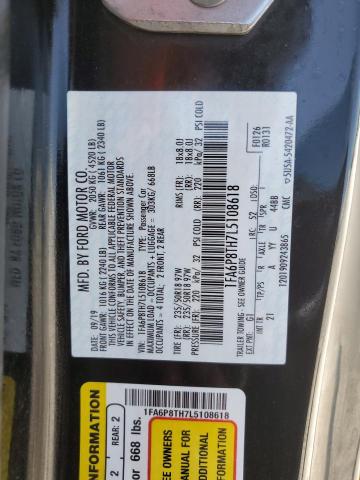 2020 FORD MUSTANG - 1FA6P8TH7L5108618
