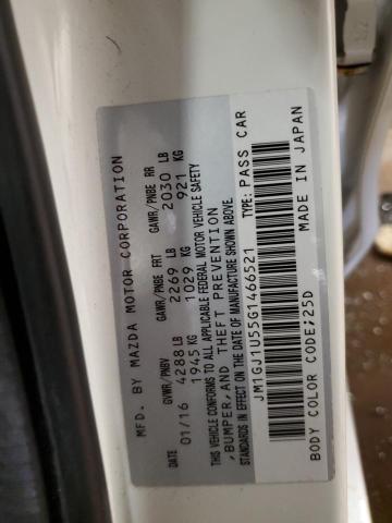 2016 MAZDA 6 SPORT JM1GJ1U55G1466521