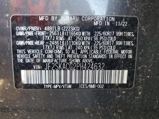 2023 SUBARU FORESTER - JF2SKACC2PH424632