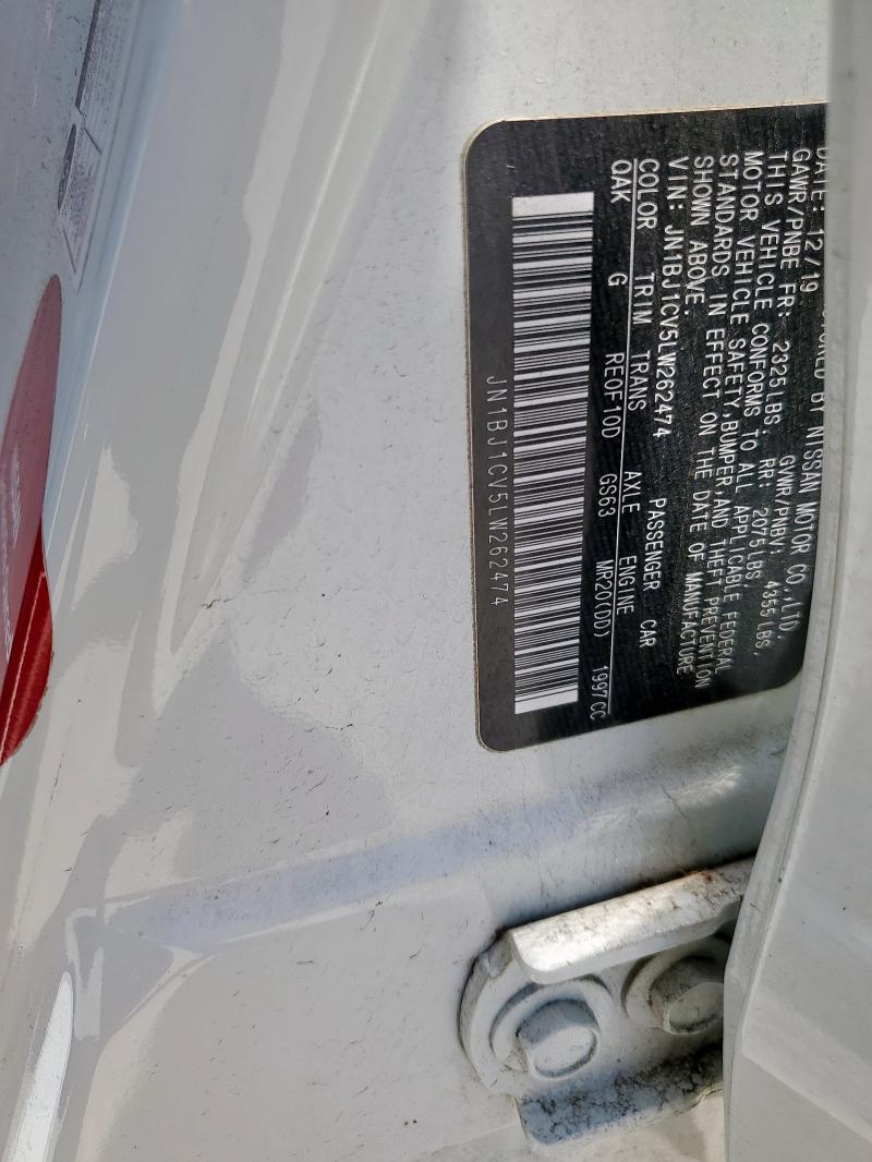2020 NISSAN ROGUE SPOR - JN1BJ1CV5LW262474