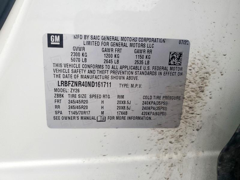 2022 BUICK ENVISION E - LRBFZNR40ND161711