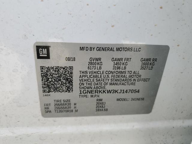 2019 CHEVROLET TRAVERSE P 1GNERKKW3KJ147054