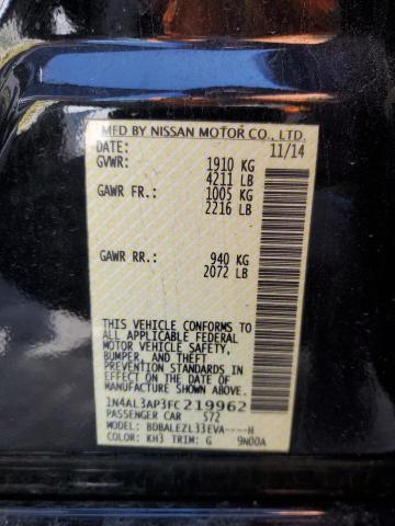 2015 NISSAN ALTIMA 2.5 - 1N4AL3AP3FC219962