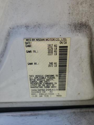 2016 NISSAN ALTIMA 2.5 - 1N4AL3AP3GC206419