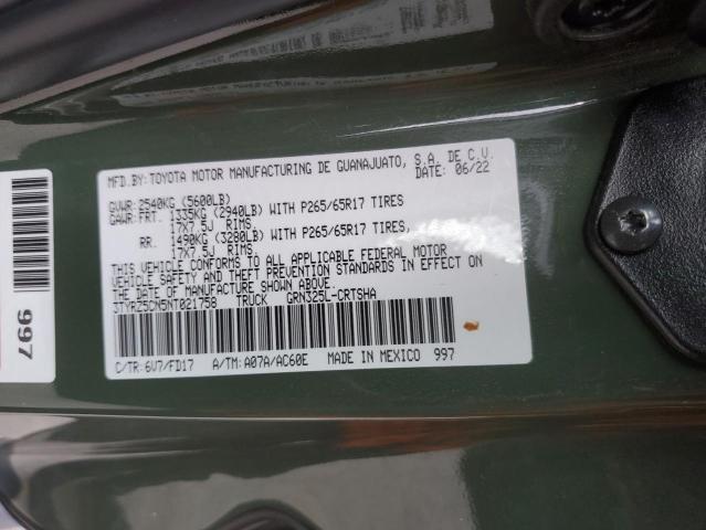 2022 TOYOTA TACOMA ACC - 3TYRZ5CN5NT021758