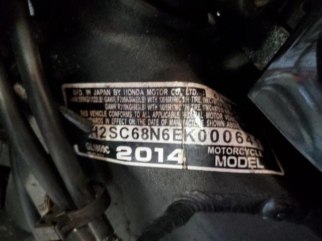 2014 HONDA GL1800 C JH2SC68N6EK000641