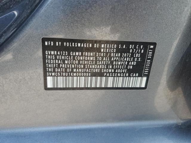 2019 VOLKSWAGEN JETTA S - 3VWC57BU1KM060986