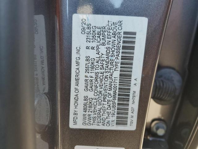 2021 ACURA TLX ADVANC 19UUB5F66MA001711