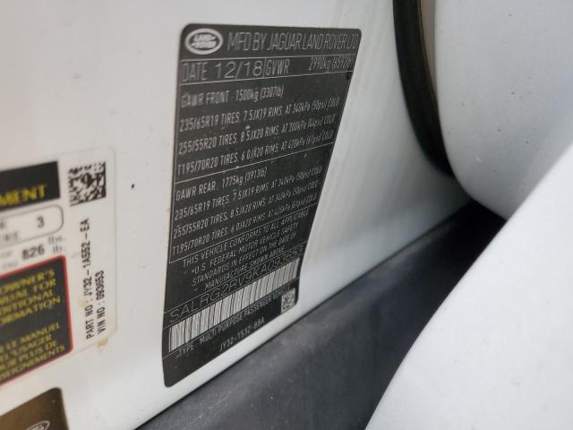 2019 LAND ROVER DISCOVERY - SALRG2RV9KA093653