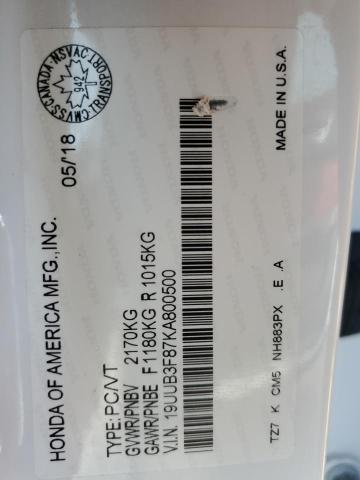 2019 ACURA TLX ADVANC 19UUB3F87KA800500