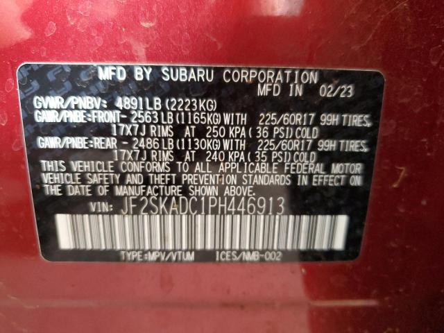 2023 SUBARU FORESTER P - JF2SKADC1PH446913
