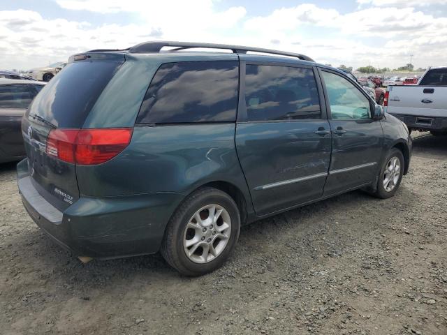 TOYOTA SIENNA XLE 2005 green sports v gas 5TDZA22C05S339580 photo #4