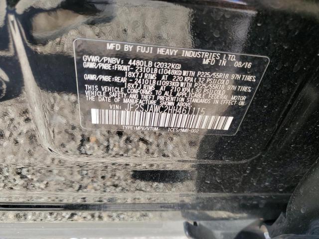 2017 SUBARU FORESTER 2 - JF2SJAWC2HH461115