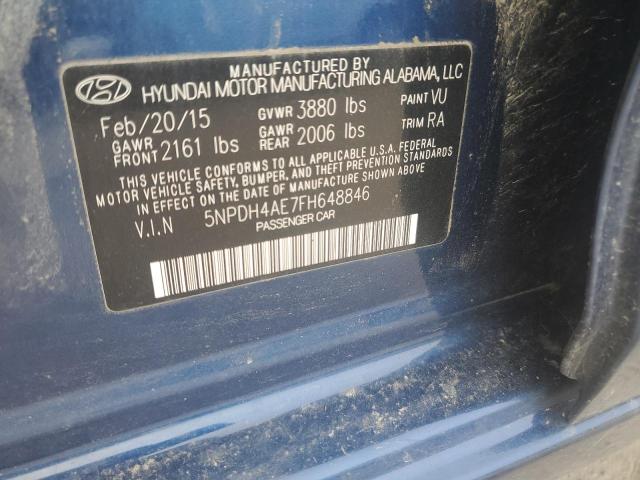 2015 HYUNDAI ELANTRA SE - 5NPDH4AE7FH648846