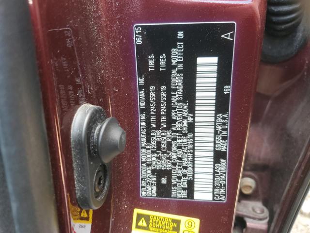 2015 TOYOTA HIGHLANDER - 5TDDKRFH4FS181610