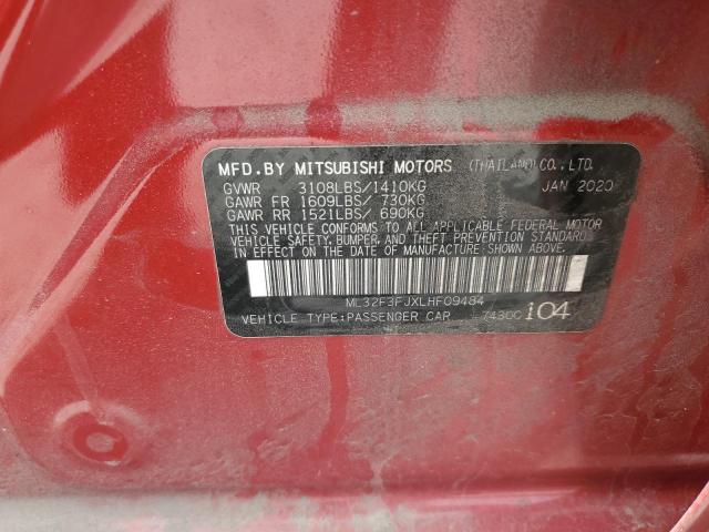 2020 MITSUBISHI MIRAGE G4 - ML32F3FJXLHF09484