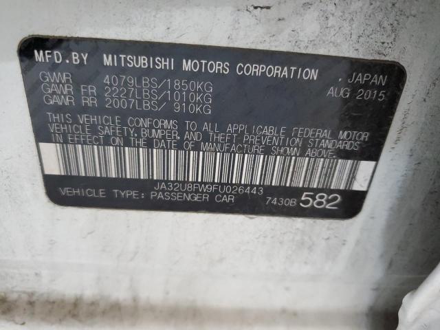 2015 MITSUBISHI LANCER GT JA32U8FW9FU026443