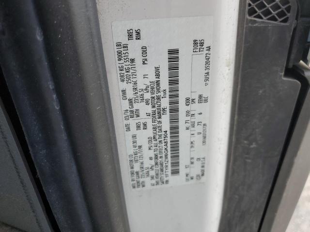 2016 FORD TRANSIT T- - 1FTYR1ZM6GKA87504