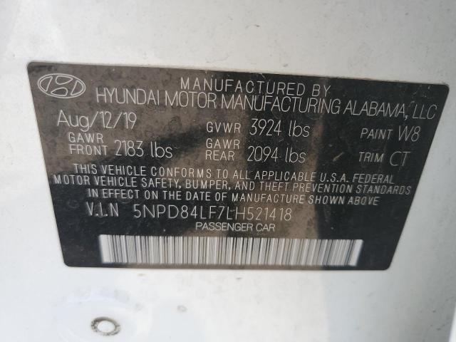 2020 HYUNDAI ELANTRA SE - 5NPD84LF7LH521418