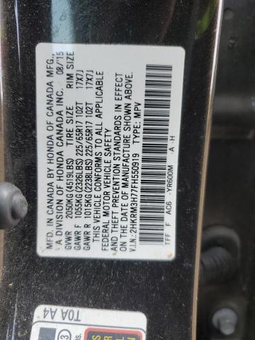 2015 HONDA CR-V EXL - 2HKRM3H77FH550919