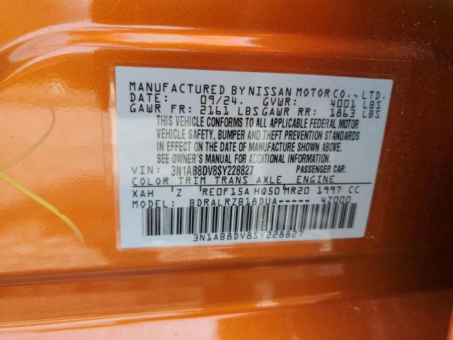 2025 NISSAN SENTRA SR - 3N1AB8DV8SY228827
