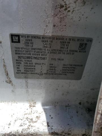2017 GMC SIERRA K15 - 3GTU2MEC7HG275961