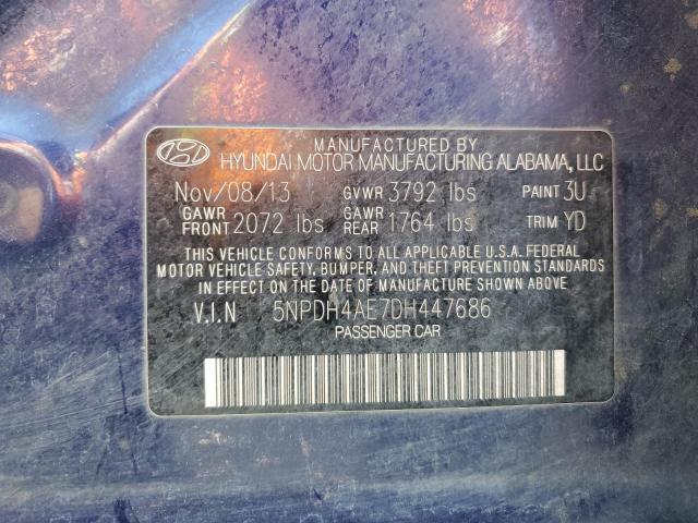 2013 HYUNDAI ELANTRA GL - 5NPDH4AE7DH447686