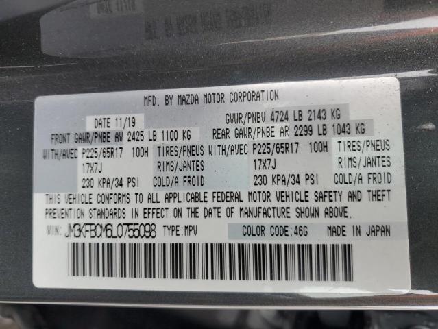 2020 MAZDA CX-5 TOURI - JM3KFBCM6L0755098