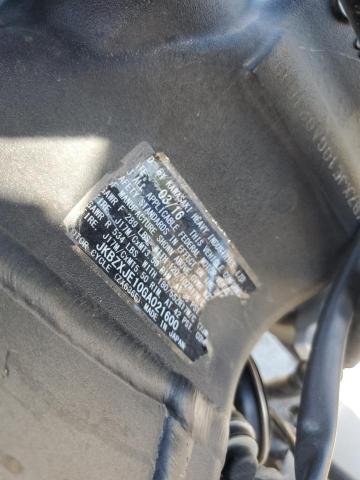 2016 KAWASAKI ZX636 E JKBZXJE10GA021600